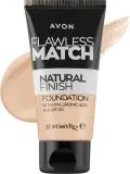 Тональный крем Avon Flawless Match Natural Finish SPF 20 натуральный увлажняющий, 30 мл, оттенок 225 г — фото 1