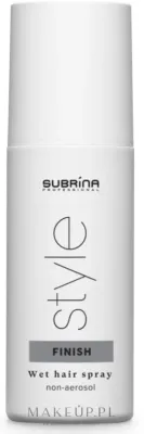 Лак для волос Subrina Professional Style Finish Wet Hair Spray жидкий, очень сильной фиксации, 150 мл