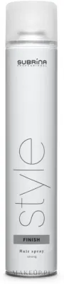 Лак для волос Subrina Professional Style Finish Hair Spray Strong сильной фиксации, для всех типов волос, 500 мл