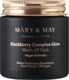 Антиоксидантная глиняная маска для лица с ежевикой Mary & May Blackberry Complex Glow Wash Off Mask — фото 3
