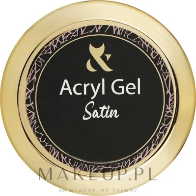 Акригель для ногтей F.O.X Acrylgel Satin, для дизайна и наращивания, в баночке, 50 мл