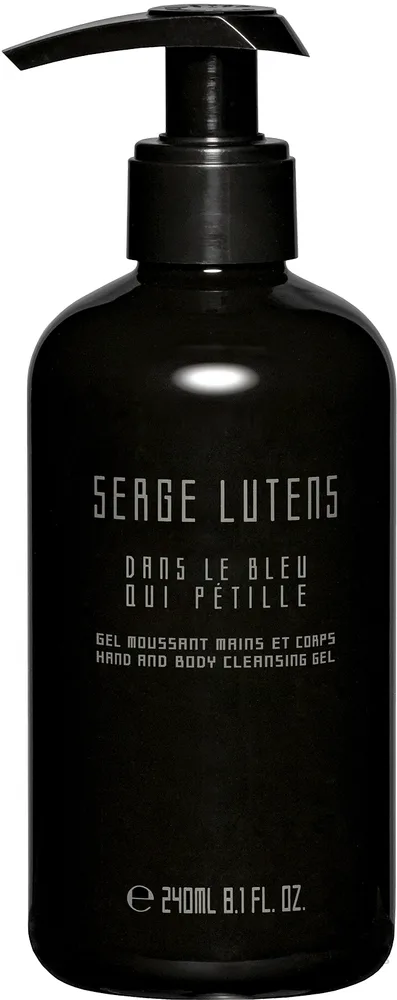 Гель очищающий для рук и тела Serge Lutens Dans Le Bleu Qui Petille с морским ароматом, 240 мл
