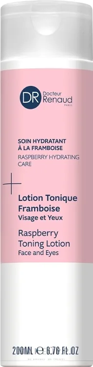 Лосьон для лица Dr Renaud Raspberry Tonic тоник с малиной для снятия макияжа 200 мл