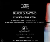 Ампулы для лица MartiDerm Black Diamond Epigence Optima SPF 50+ солнцезащитные, с экстрактом какао, 10 ампул по 2 мл — фото 1