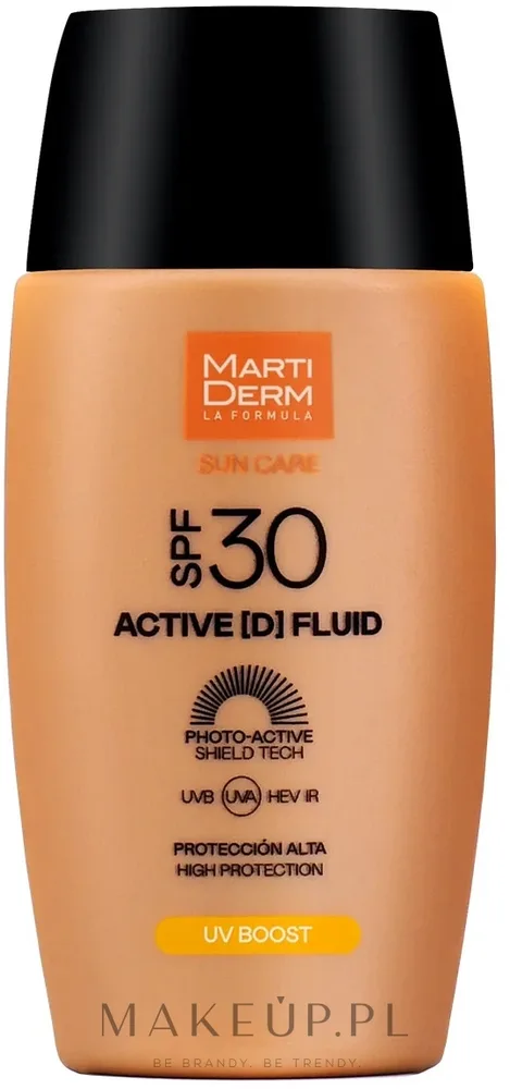 Солнцезащитный флюид MartiDerm Sun Care Active D Fluid для лица, SPF 30+, водостойкий, 50 мл