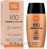 Солнцезащитный флюид MartiDerm Sun Care Mineral D Fluid для лица, минеральные фильтры, SPF 50+, 50 мл — фото 2