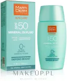 Солнцезащитный флюид MartiDerm Sun Care Mineral D Fluid для лица, минеральные фильтры, SPF 50+, 50 мл — фото 3
