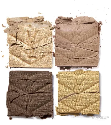 Палетка теней для век Yves Saint Laurent Couture Mini Clutch Eyeshadow Palette, оттенок 800 - Over Dore
