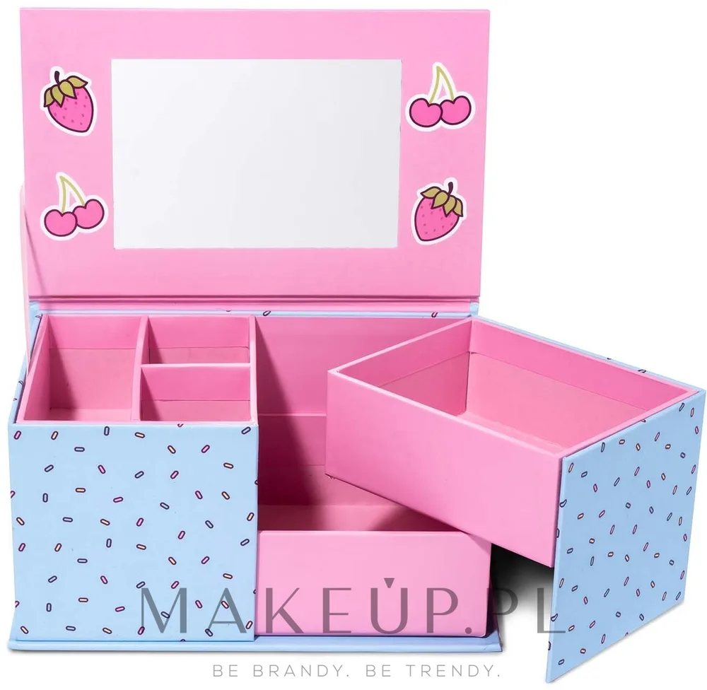 Органайзер для косметики и украшений Martinelia Jewellery Box для девочек, с зеркалом, 19 × 12 × 9 см