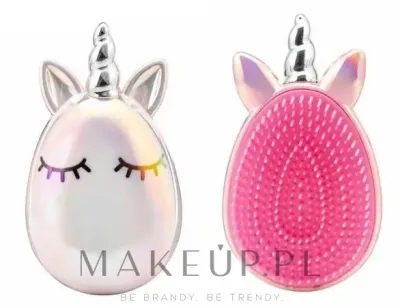 Детская компактная щётка для волос Martinelia Maze Hair Brush Единорог перламутровый