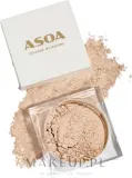 Asoa Mineral Coverage Foundation минеральная база под макияж, рассыпчатая пудровая основа с матовым финишем, 6 г, оттенок C16 - Vanila — фото 1