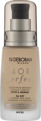 Тональный крем Deborah 24Ore Perfect SPF 20 стойкий матирующий, 30 мл