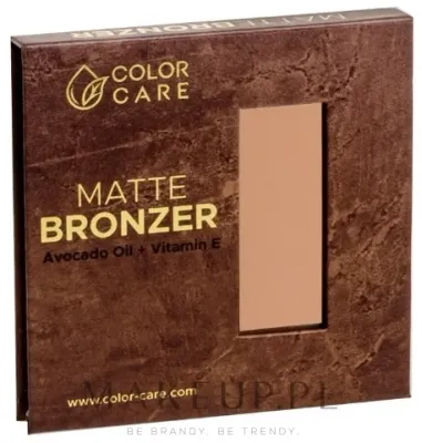 Бронзер для лица Color Care Matte Bronzer матовый, с маслом авокадо и витамином E, 8 г