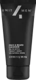 Гель для умывания лица и бороды Unit4Men Citrus&Musk Face & Beard Cleanser 150 мл — фото 1
