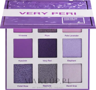 Палетка теней для век Color Care Eyeshadow Palette веганская