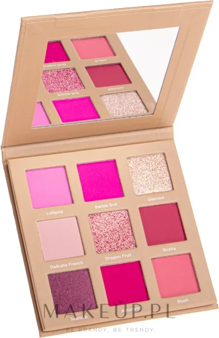 Палетка теней для век Color Care Eyeshadow Palette веганская, оттенок Pink Power