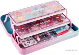 Набор детской косметики Martinelia Little Unicorn Tin Case 3 Levels трехъярусный металлический футляр со средствами — фото 2
