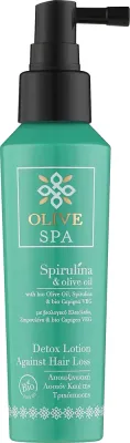 Лосьон для волос Olive Spa Spirulina Detox Lotion Against Hair Loss против выпадения, со спирулиной, 100 мл