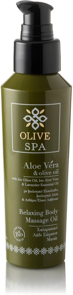 Масло для массажа тела Olive Spa Aloe Vera Relaxing расслабляющее с цветочным ароматом 100 мл