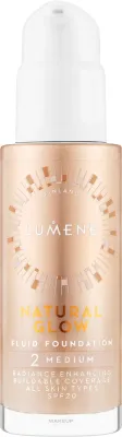Тональный флюид Lumene Natural Glow SPF 20 сияющий увлажняющий, 30 мл