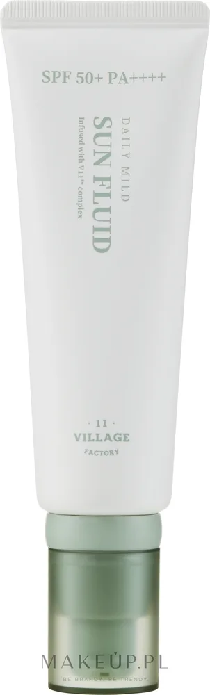 Солнцезащитный флюид Village 11 Factory Daily Mild Sun Fluid SPF 50+ PA++++, лёгкая текстура