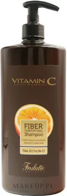 Укрепляющий шампунь Frulatte Vitamin C Fiber Fortifying для слабых и повреждённых волос, 750 мл