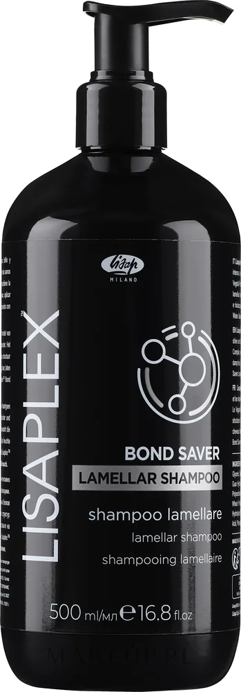 Шампунь Lisap Lisaplex Bond Saver ламеллярный, для блеска волос