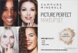Sampure Minerals Picture Perfect Makeup Set Tan набор минеральной косметики 5 предметов, минеральная пудра, тональная основа, румяна и кисти — фото 2