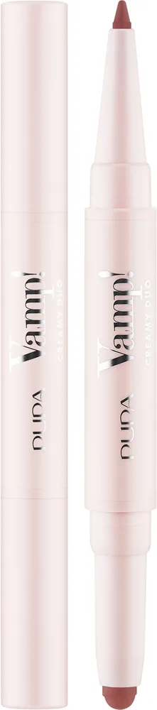 Помада-карандаш для губ Pupa Vamp! Creamy Duo 2 в 1, оттенок 016 - Warm Rose