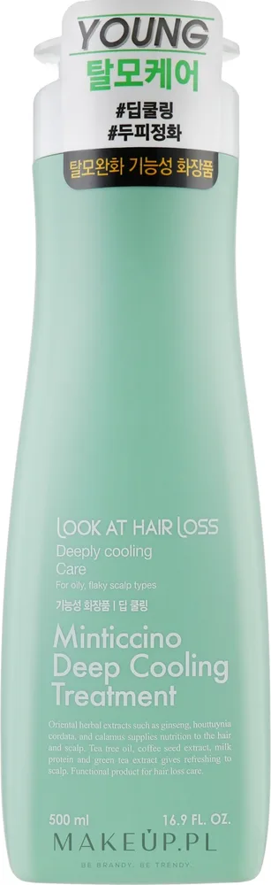 Кондиционер для волос Doori Cosmetics Minticcino Deep Cooling охлаждающий для жирных волос, 500 мл