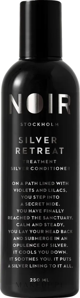 Кондиционер для волос Noir Stockholm Silver Retreat-Treatment восстанавливающий с маслом макадамии и арганы, 1000 мл