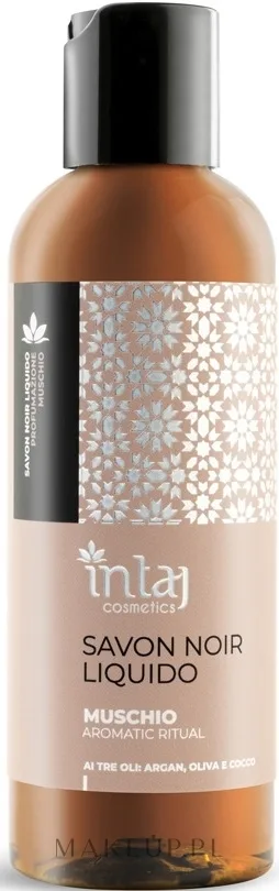 Мыло жидкое Intaj Cosmetics Black Soap Muschio с ароматом мускуса, 250 мл