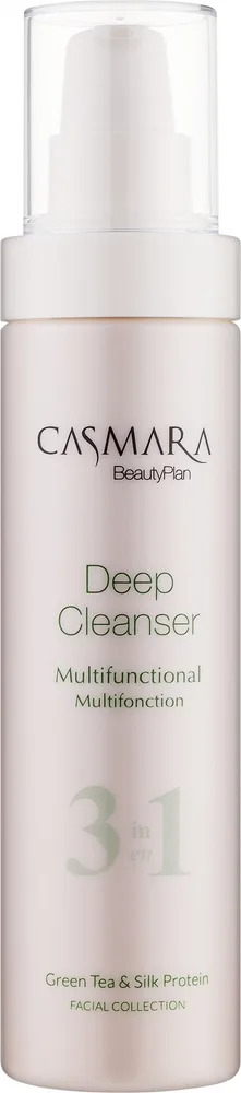 Многофункциональное очищающее средство для лица Casmara Deep Cleanser 3in1 с чаем и черникой
