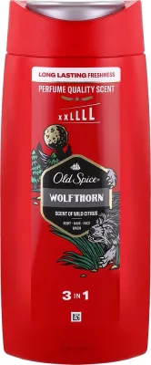 Шампунь-гель для душа Old Spice Wolfthorn Shower Gel + Shampoo 3 в 1 для тела, волос и лица, 400 мл