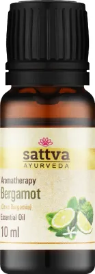 Эфирное масло Sattva Ayurveda Бергамот 10 мл натуральное цитрусовое для диффузора