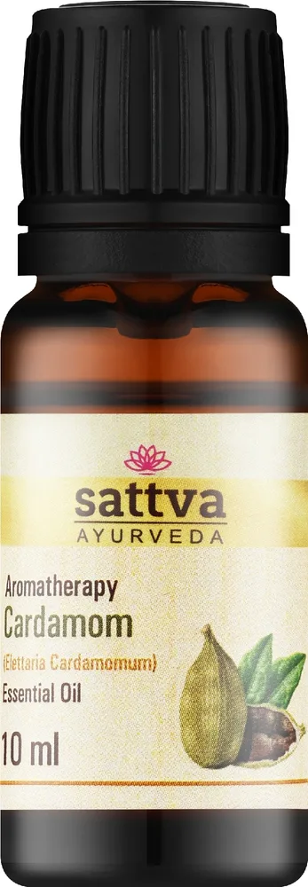 Эфирное масло Sattva Ayurveda Кардамон 10 мл натуральное пряное для кожи и волос