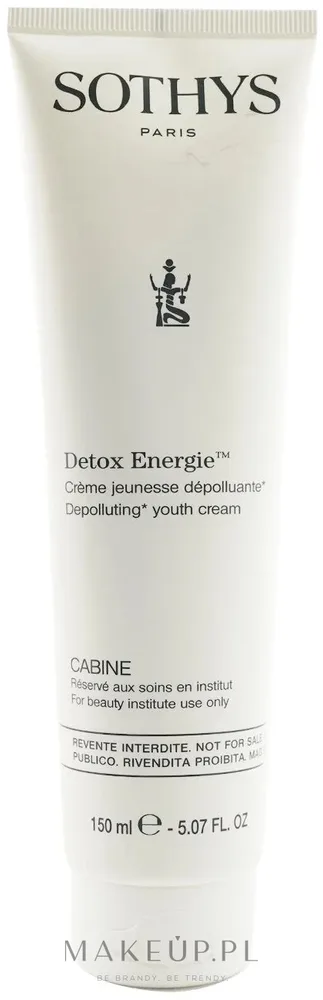 Крем-детокс для лица Sothys Detox Energie Depolluting Youth Cream энергетизирующий, в тубе, 150 мл