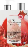 Набор Primo Bagno Pomegranate Coconut лосьон для тела и гель для душа с алоэ и пантенолом 2x300 мл — фото 1
