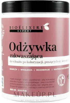 Bioelixire Bioelixir Expert - Кондиционер для волос Bioelixir Expert подкисляющий, после окрашивания, для пушащихся и вьющихся волос, 950 мл