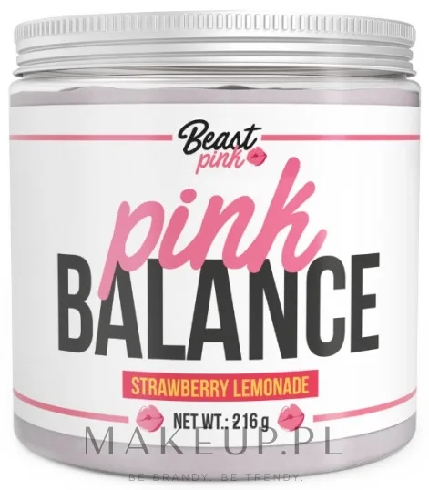 БАД для регуляции женского цикла BeastPink Pink Balance, Strawberry Lemonade, 216 г