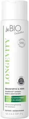 Шампунь для волос BeBio Longevity Natural Strengthening Hair Shampoo, Объём и укрепление, с биотином