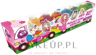 Детский набор бомбочек для ванны Chlapu Chlap Party Truck с маслом виноградной косточки 7x50 г