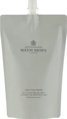 Гель для душа и ванны Molton Brown Fiery Pink Pepper сменный блок, 400 мл