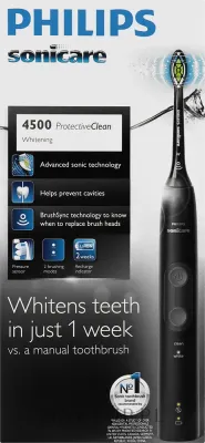 Электрическая зубная щётка Philips Sonicare ProtectiveClean HX6830/44 звуковая, 2 режима, с датчиком давления, 1 шт