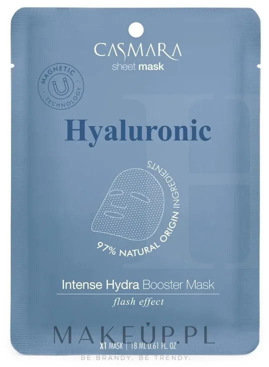 Маска-бустер для лица с гиалуроновой кислотой Casmara Hyaluronic Intense Hydra Booster Mask