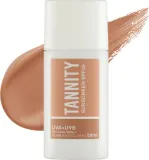 Тональное средство Tannity Sunscreen SPF 50 солнцезащитное увлажняющее веганское, 50 мл, оттенок Dark — фото 1