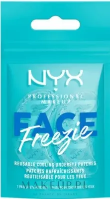 Освежающие патчи для контура глаз NYX Professional Makeup Face Freezie Parches Refrescantes Contorno De Ojos многоразовые, 2 шт