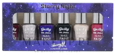 Набор лаков для ногтей Barry M Starry Night 6 ярких оттенков