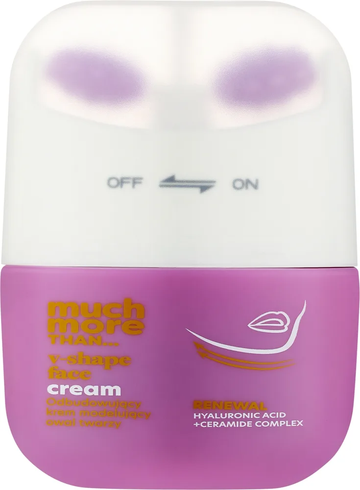 HiSkin Much More Than V-Shape Face Cream крем для лица и шеи с роликовым аппликатором с церамидами и пептидами 50 мл