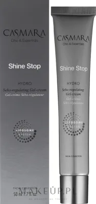 Casmara Shine Stop Hydro крем-гель для лица себорегулирующий 50 мл, для жирной и комбинированной кожи, цинк PCA, матовый финиш